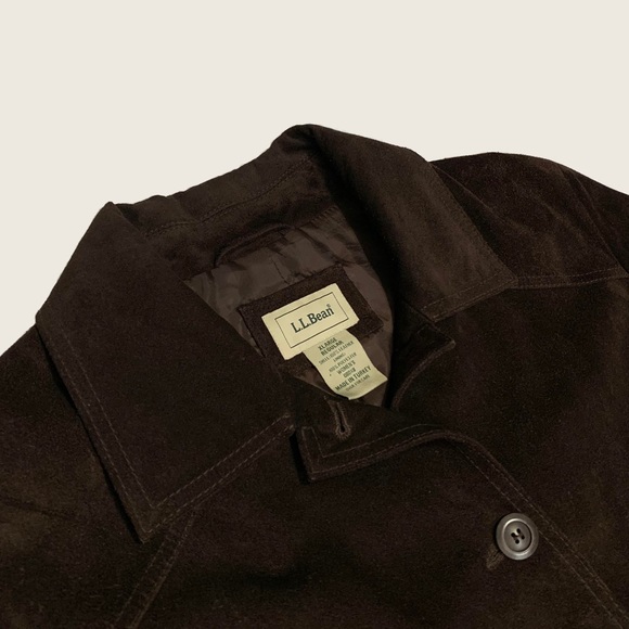 LL Bean Brown Suede Jacket - Picture 2 of 3